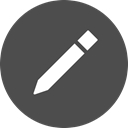 Edit, write, Draw, Circle, Compose DarkSlateGray icon