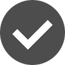 Check, Checkbox, confirm, Approved, yes, success, checkmark DarkSlateGray icon
