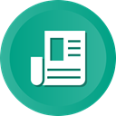 paper, News, Newspaper, Rss, Article LightSeaGreen icon