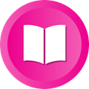 read, Book, magazine, Brochure DeepPink icon