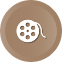 film, movie, Multimedia, Reel, Bobbin Gray icon