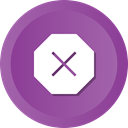 cancel, x, Exit, Close, delete, remove DarkOrchid icon