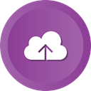 Cloud, upload, Data, storage, computing DarkOrchid icon