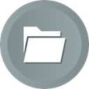 Folder, File, Doc, Data, storage LightSlateGray icon