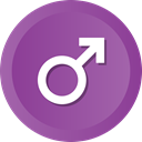 sign, Man, medical, male DarkOrchid icon