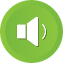 music, sound, speaker, volume, on, high, Loud YellowGreen icon