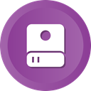 Hdd, Disk, Data, storage, Hard DarkOrchid icon