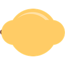 Fruit, Lemon SandyBrown icon