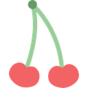 Fruit, Cherry Black icon