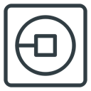 Social, uber, media, Logo DarkSlateGray icon