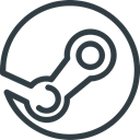 media, Logo, Social, steam DarkSlateGray icon