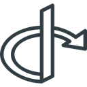 media, Logo, Social, opneid Black icon
