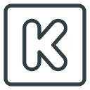 Logo, Social, Kickstarter, media DarkSlateGray icon