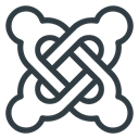 Joomla, media, Logo, Social DarkSlateGray icon
