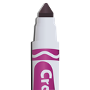 marker, marker tip, purple marker Black icon