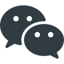 media, Logo, Social, Wechat DarkSlateGray icon