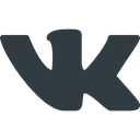 Vk, media, Logo, Social DarkSlateGray icon