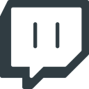 media, Logo, Social, Twitch DarkSlateGray icon