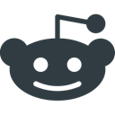 Social, media, Logo, Reddit DarkSlateGray icon
