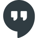 media, Logo, Social, hangout DarkSlateGray icon