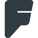 media, Logo, Social, Foursquare DarkSlateGray icon