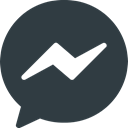 media, Logo, Messenger, Facebook, Social DarkSlateGray icon