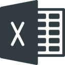 Excel, Logo, Brand, Logos, Brands DarkSlateGray icon