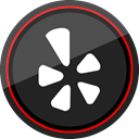 media, Logo, Yelp, Social DarkSlateGray icon
