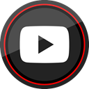 youtube, media, play, Logo, Social DarkSlateGray icon