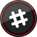 media, Logo, Social, Slack DarkSlateGray icon