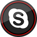 media, Logo, Skype, Social DarkSlateGray icon