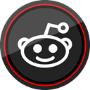 Reddit, Social, media, Logo DarkSlateGray icon