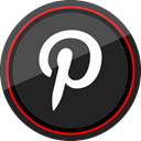 media, Logo, Social, pinterest DarkSlateGray icon