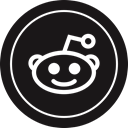 Social, media, Logo, Reddit Black icon