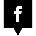 media, Logo, Facebook, Social Black icon