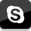Skype, Social, free, media, online, web DarkSlateGray icon