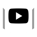 media, play, Logo, Social, youtube Black icon