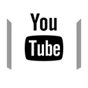 media, Logo, Channel, Social, youtube Black icon