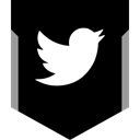 media, Logo, twitter, Social Black icon