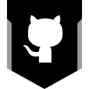 media, Logo, Social, Github Black icon