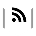 media, Logo, Rss, Social Black icon