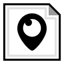 media, online, Social, Brand, Periscope Black icon