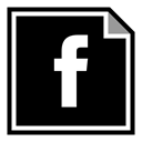 Facebook, Social, Brand, media, online Black icon