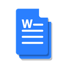 Blue, File, Copy, office, Doc, word, Ms Icon