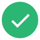 success, valid, done, green, Check, complete MediumSeaGreen icon