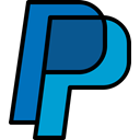 Logo, Social, paypal, media Black icon