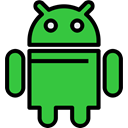 Social, Android, media, Logo LimeGreen icon