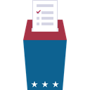 chose, voter, Box, Form, vote, Election, voting Teal icon