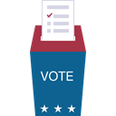 Box, Form, Election, voting, chose, voter Teal icon