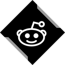 share, Channel, Reddit, Social, media Black icon